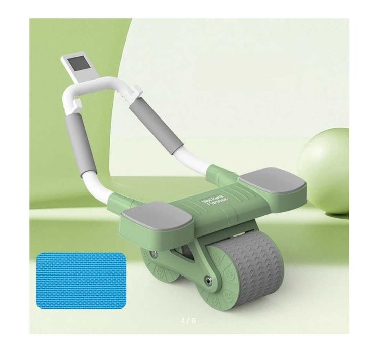 Отбойные ролики для живота со светодиодным цифровым счетчиком,