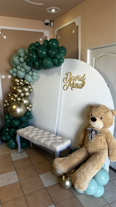Arcada baloane! Baloane cu heliu! Arcada intrare! Decor Botez! Baloane