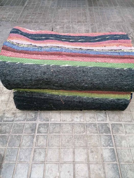 Ръчно тъкани  черги два броя