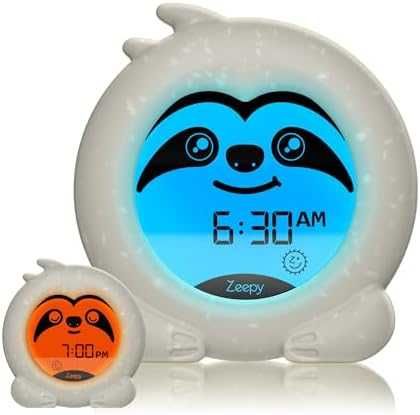 Нов Детски часовник за сън с 2 фази будилник USB лампа стая дете