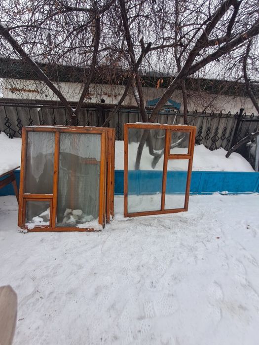 Продам окна дерево 10 штук