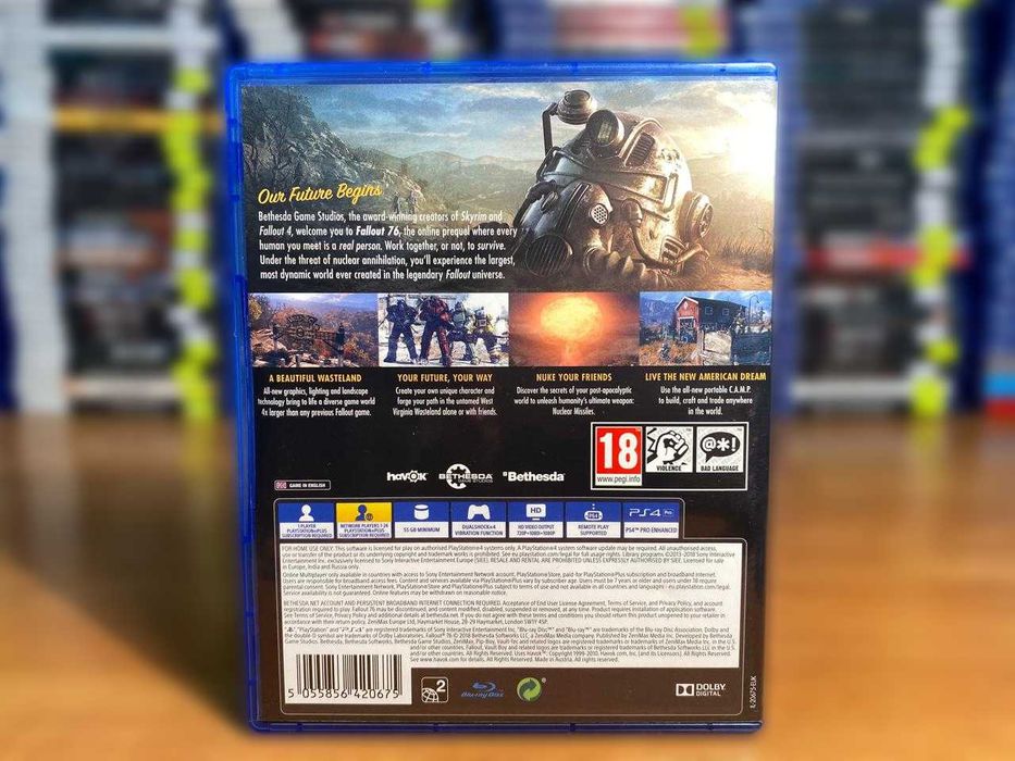 Лицензионный Fallout 76 PS4/PS5 Большой Выбор Игр
