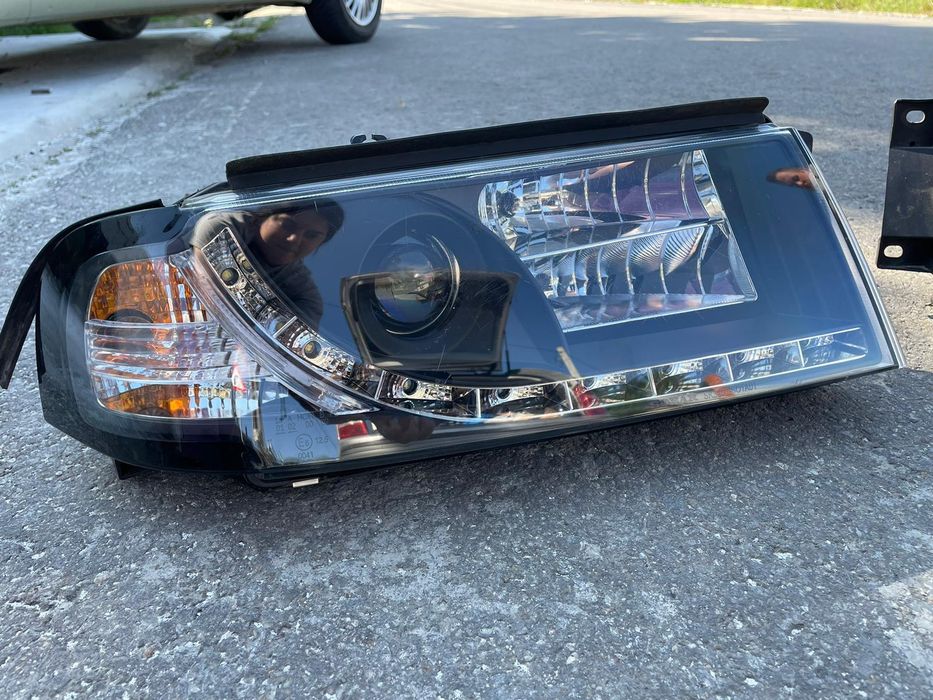 Faruri LED Skoda OCTAVIA 1 Black