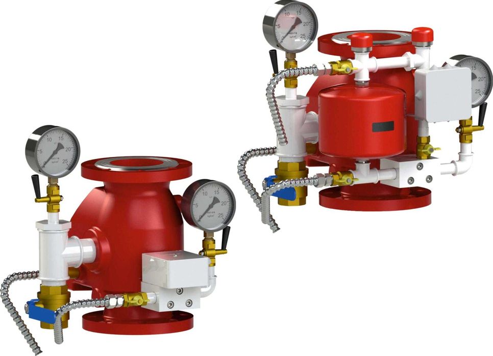 Узел управления спринклерный, дренчерный