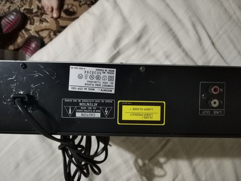 Cd player sony cdp-590 deck