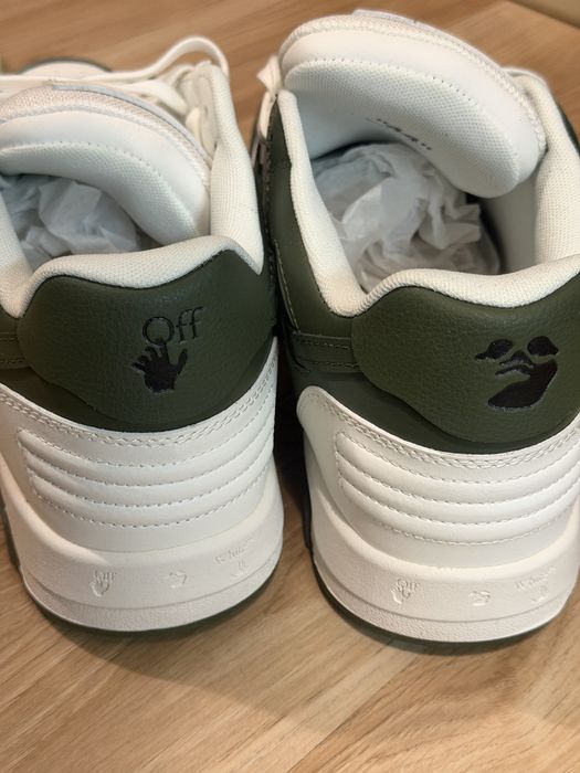 Off White Dark Green Shoes Обувки OFF WHITE от кожа