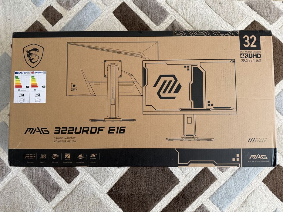 Monitor MSI Mag 322URDF E16 4K 380Hz