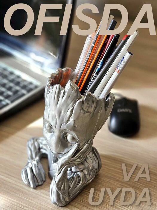 Ваза для цветов малыш Грут, горшок, кашпо, подарок