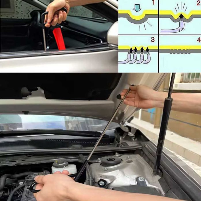 PDR Комплект Лостове  за ремонт на вдлъбнатини без кит и боя - 6 части