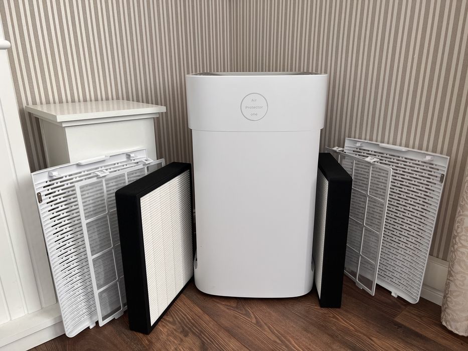 Purificator aer cu 2 filtre Hepa 14