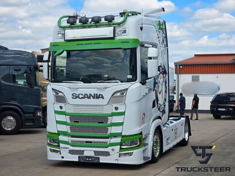 Scania S580 | Euro 6d | Retarder | V8 | Clima Stationare Avans Leasing dela 30% : Scania S580 V8 E6d Retarder 10/2019