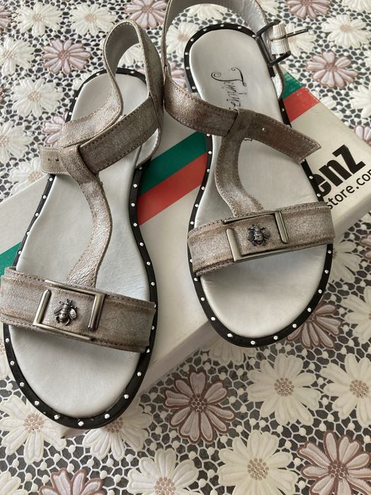 Сандали , естествена кожа ,39 номер