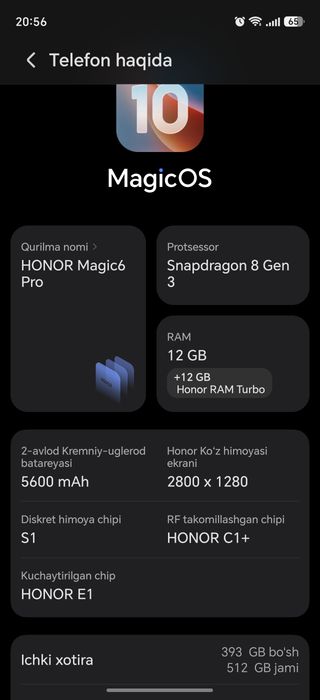 Honor magic 6 pro 5G