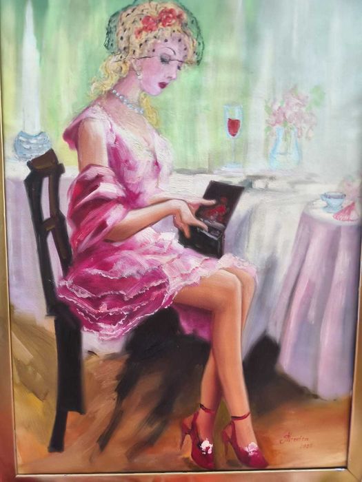 Tablouri si picturi handmade cu foita de aur-decoratiuni