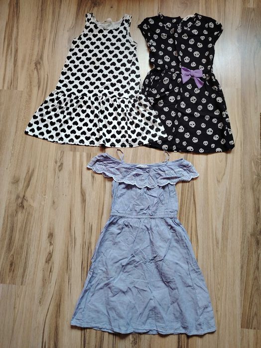 Детски летни роклички Н&М за 7/8г.