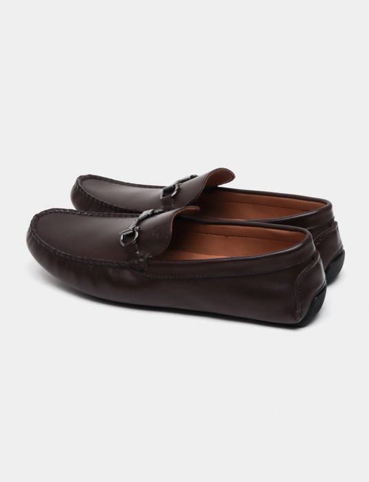 Мужские кожаные мокасины Tezcan Shoes, размер 43 (Турция)