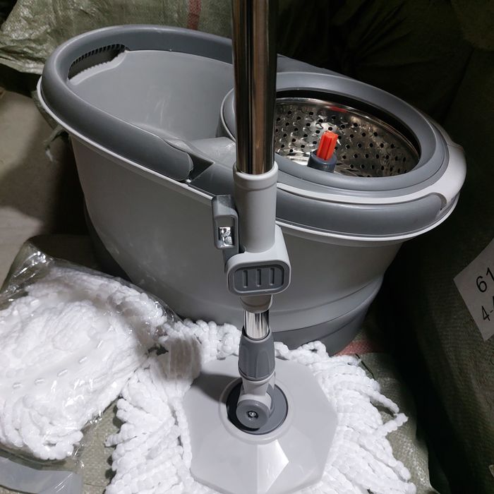 Швабра с ведром для дома, удобная
часадка для швабры в комплекте