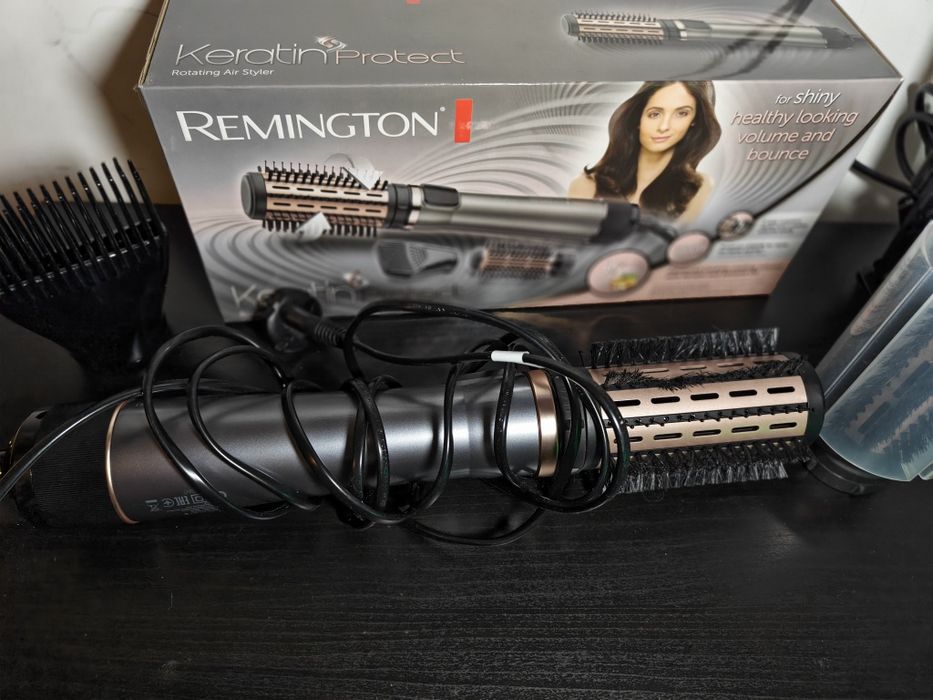 Perie de par electrica, Remington, 3 accesorii, 1000 W