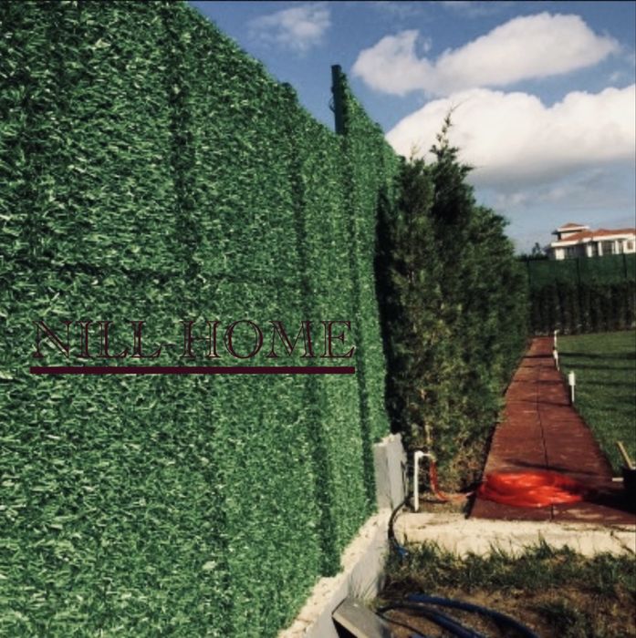 МРЕЖА С ДЕКОРАЦИЯ (изкуствена трева) 4 мм. Тел/40 мм. Око