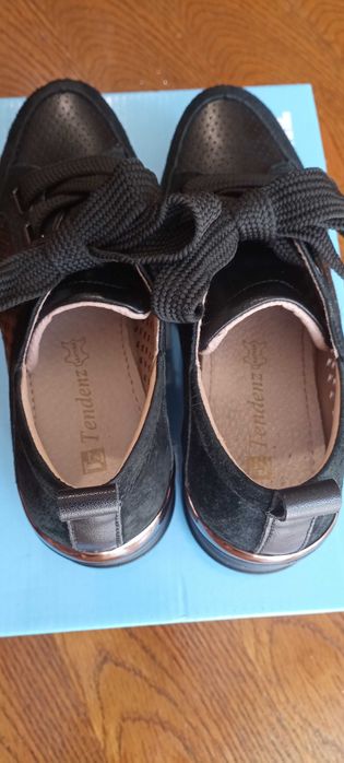 НАМАЛЕНИЕ!!!Естествена кожа обувки Tendenz