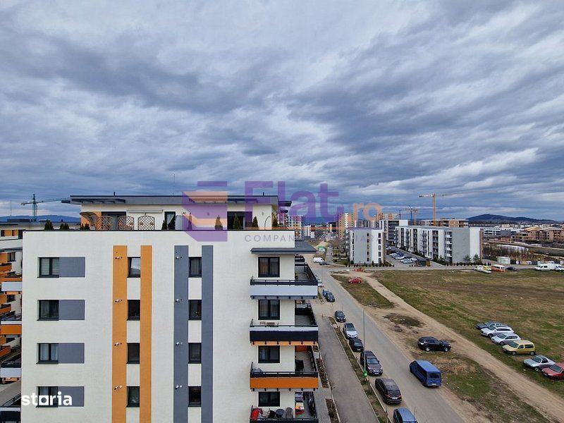 Penthouse de închiriat | 2 camere | Coresi – Tractorul | Terasă 50 mp