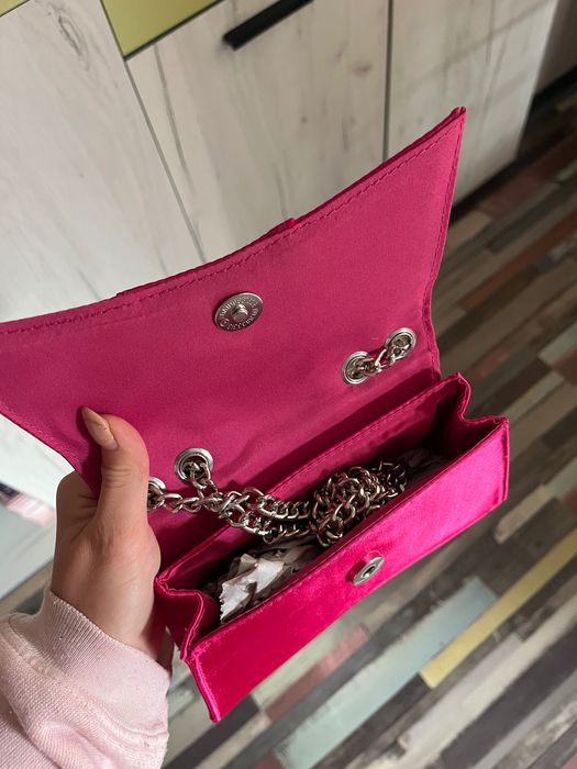 Рокля XS + чанта цвят фуксия