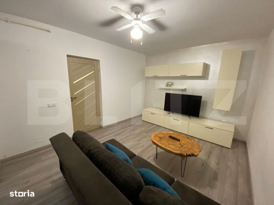 Apartament 2 camere mobilat si utilat de 54 mp, parcare inclusa, zona