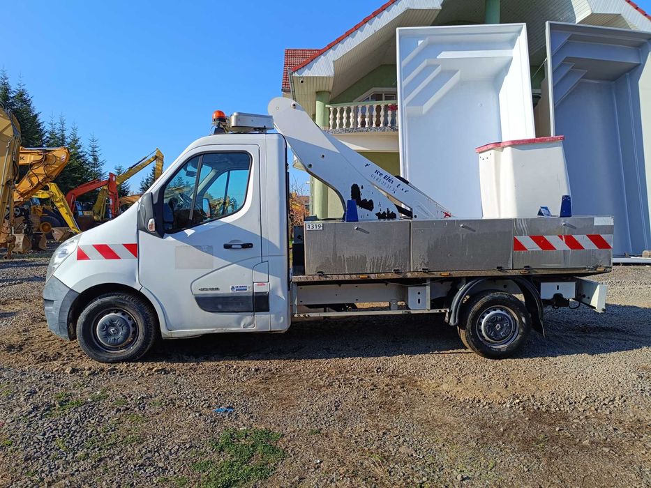 Renault Master 3.5T cu nacelă Topy – înălțime lucru 12 m