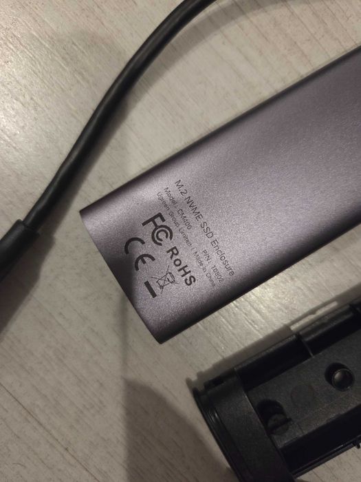 Ugreen M.2 NVMe SSD Enclosure (CM400) - Алуминиева кутия