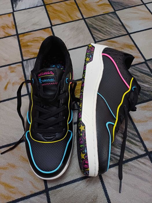 Skechers, Pantofi sport Upbeats Rhythm, Negru - Marimea 39