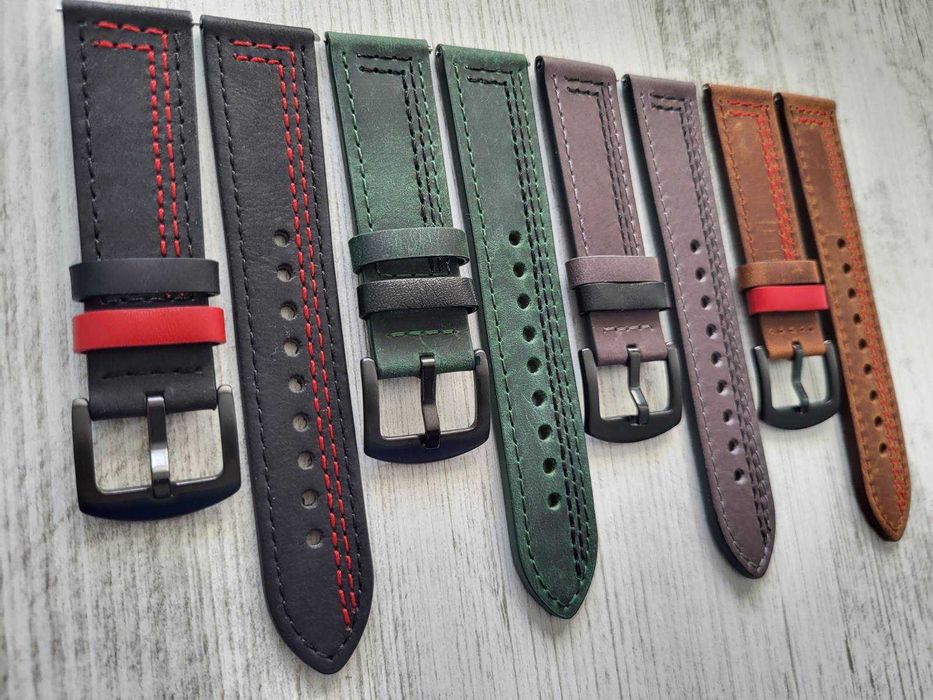 Кожена каишка Deluxe за Huawei GT/Pro/GT2/GT3/Watch 3, pro , Samsung S