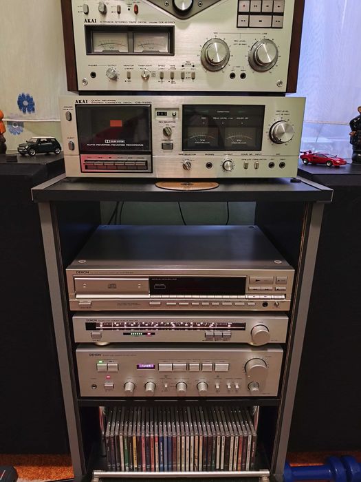 Amplificator si Tuner Denon,Magnetofon și deck Akai