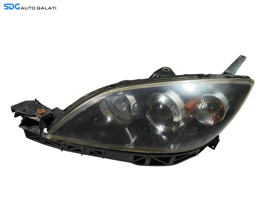 Far Stanga cu Lupa FARA Xenon Complet cu Suport FAR Mazda 3 2003 - 2009 [LR1293]