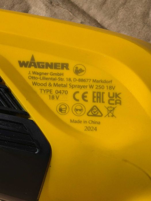 Sistem de pulverizare / pistol vopsea Wagner W250 18V