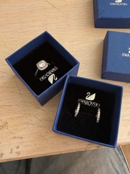 Кольцо и серьги Swarovski