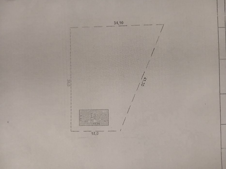 Продаётся земля 10 соток с времянкой