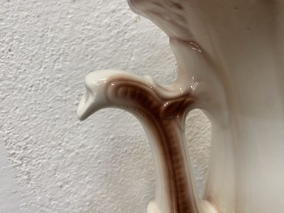 Огромен порцеланов чайник - кана италианско  производство