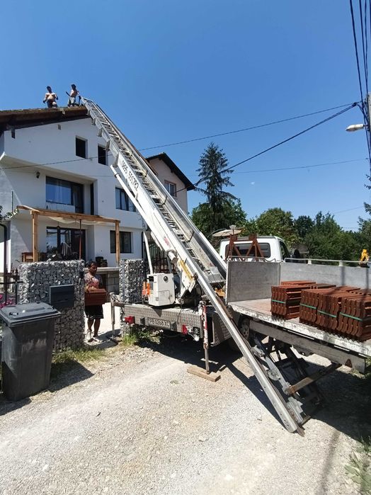 Хаспел за керемиди – мобилен асансьор за покриви под наем София