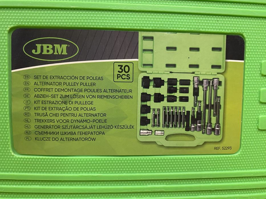 Trusa 30 chei pentru alternator JBM 52293 + cutie depozitare transport