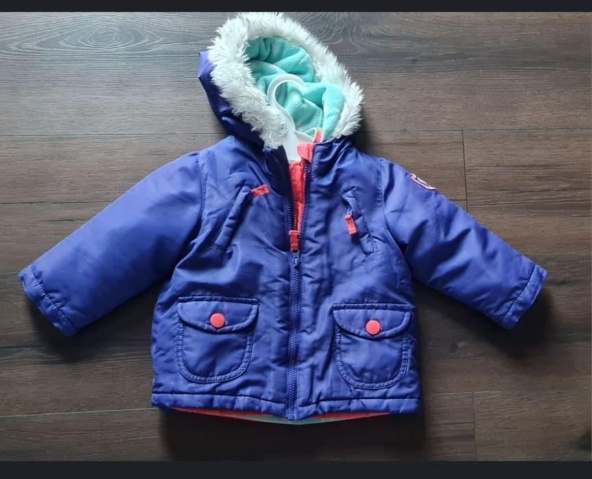 Geaca copii dubla Carter's 2 ani polar și impermeabil