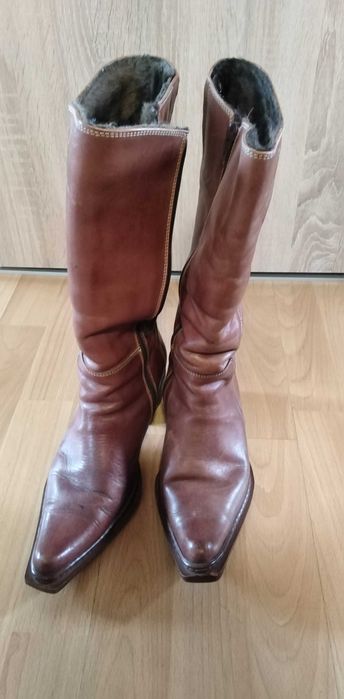 Зимни ботуши и боти - естествена кожа