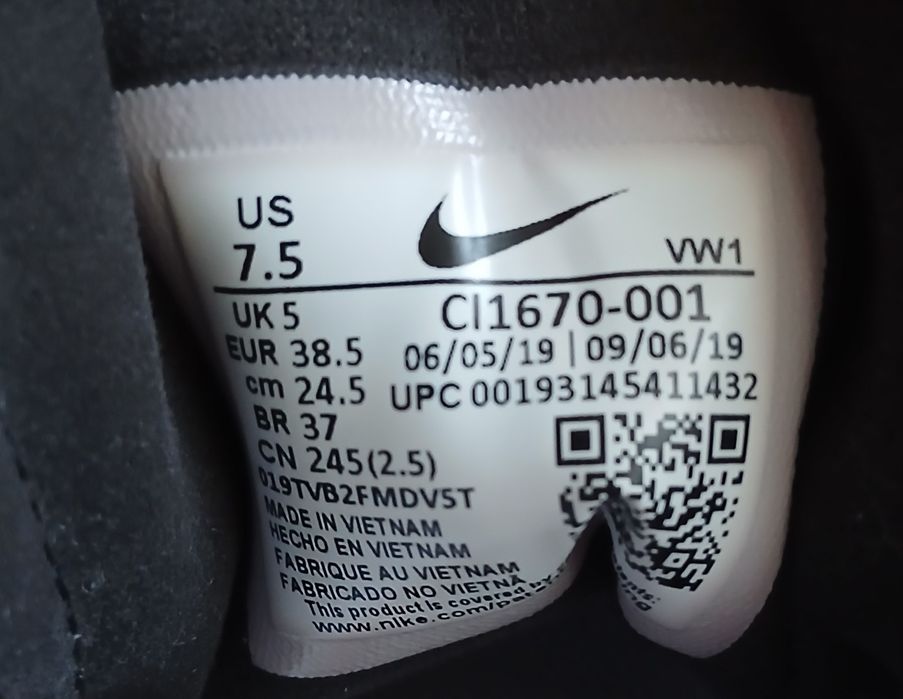 Дамски маратонки Nike Golf 38.5см 24.5см стелка