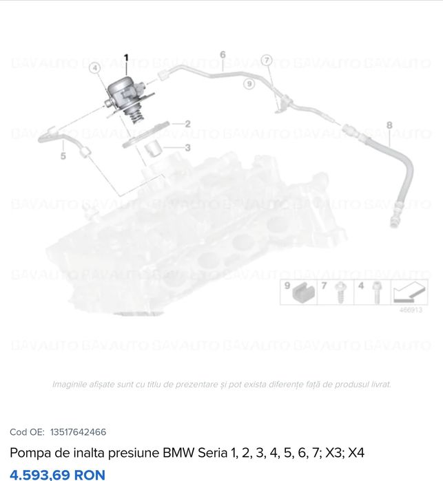 Pompa benzina inalta presiune BMW B58
