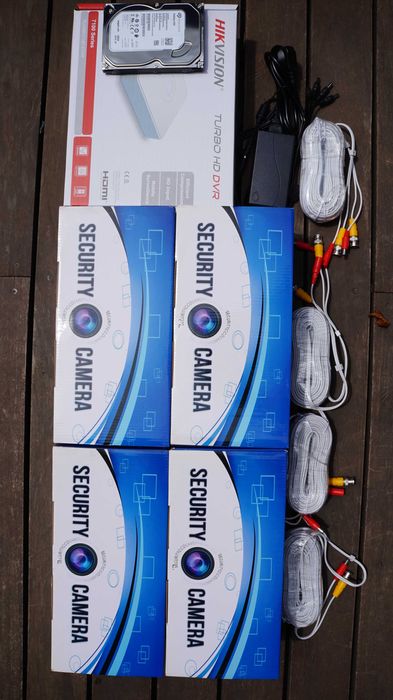 KIT de Supraveghere Video 2Mp infrarosu 50m, NOU, COMPLET, GARANTIE 2a