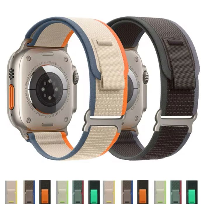 Curea Folie Flash Metalic Loop Husa Ceas Apple Watch ULTRA 10 9 8 7 SE