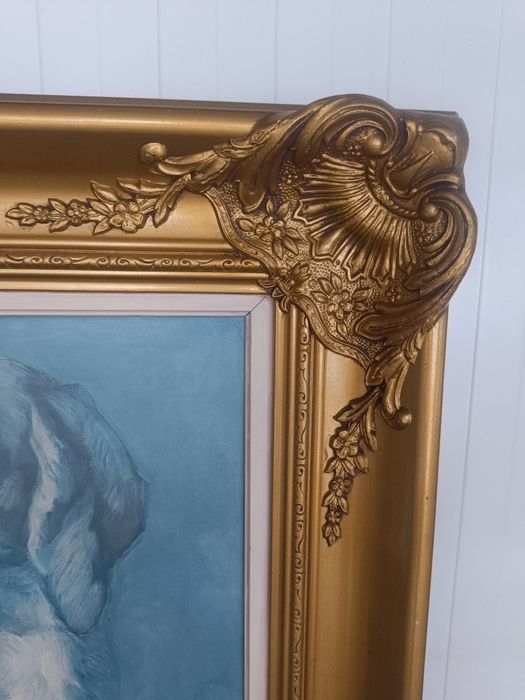 Голяма Картина Бароково рамкиране!