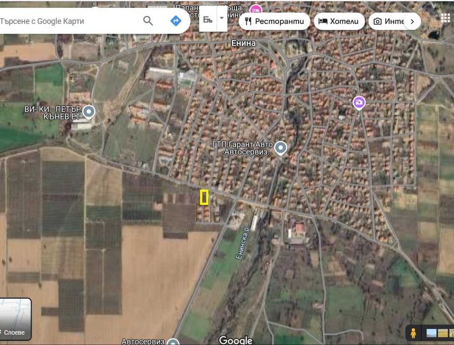 Земеделска земя до регулация в село Енина