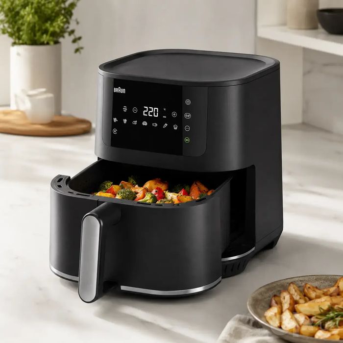 Аэрогриль Braun HF5034IBK, 6 л, 8 программ