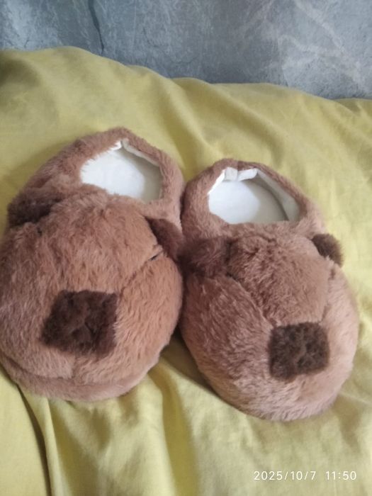 Тапочки домашние мишки