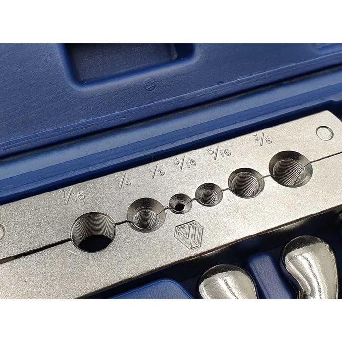 Trusa 9 piese pentru bercuit si largit tevi, diametre prese 1/8″  3/4″